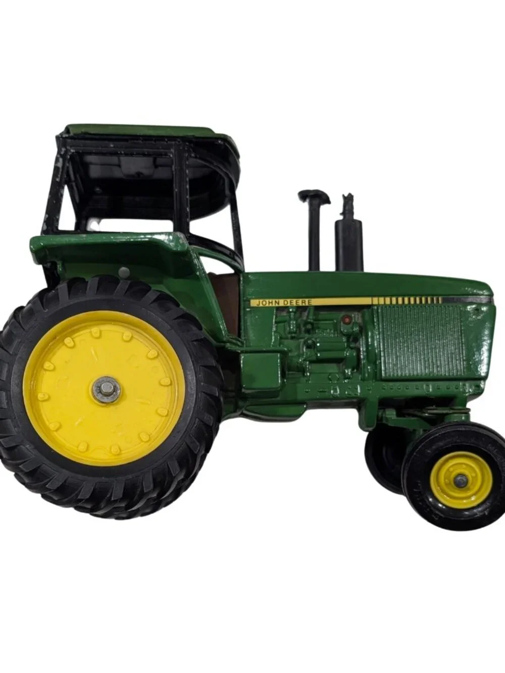 Vintage Ertl John Deere 1/16 Scale Diecast Tractor with Cab - Made in USA